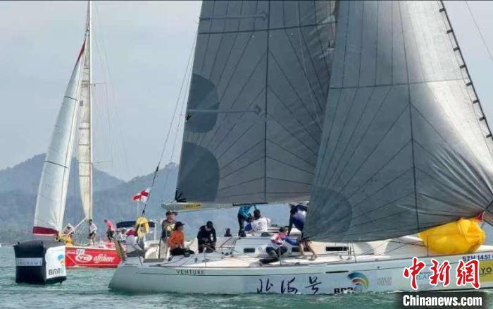 兰卡威海域落幕的2023年“一带一路”国际帆船赛