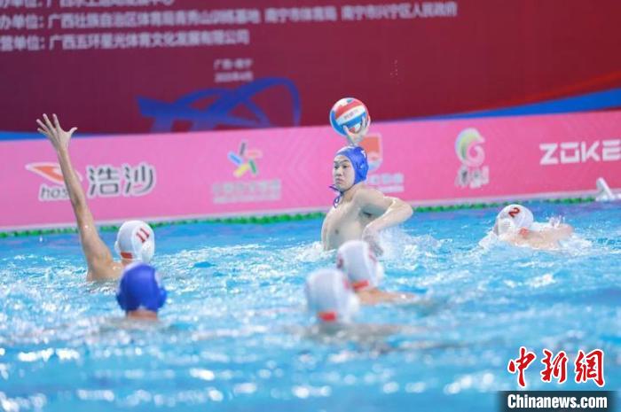 广西南宁举办全国男子水球冠军赛 七支队伍角逐