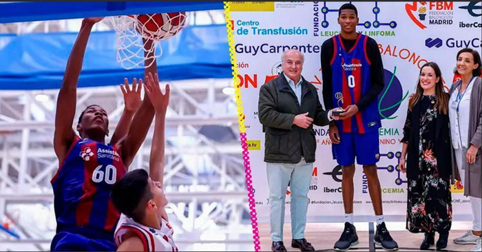 14岁巴萨新星达博内：文班亚马与字母哥的合体？