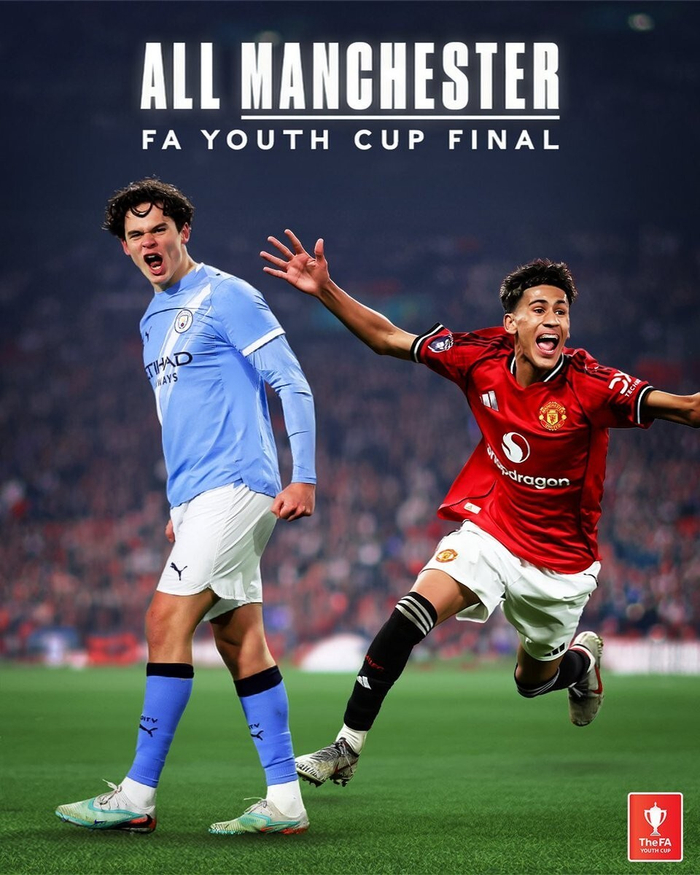 2026年青年足总杯决赛将上演曼市德比